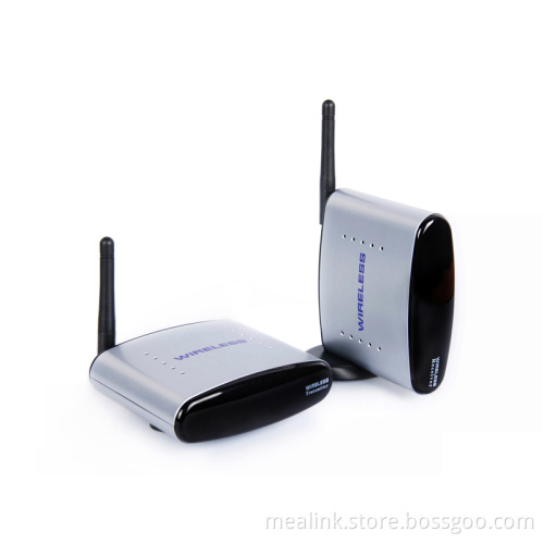 2.4GHz Wireless Audio & Video Sender & Receiver with IR Remote AV Extender (100M)